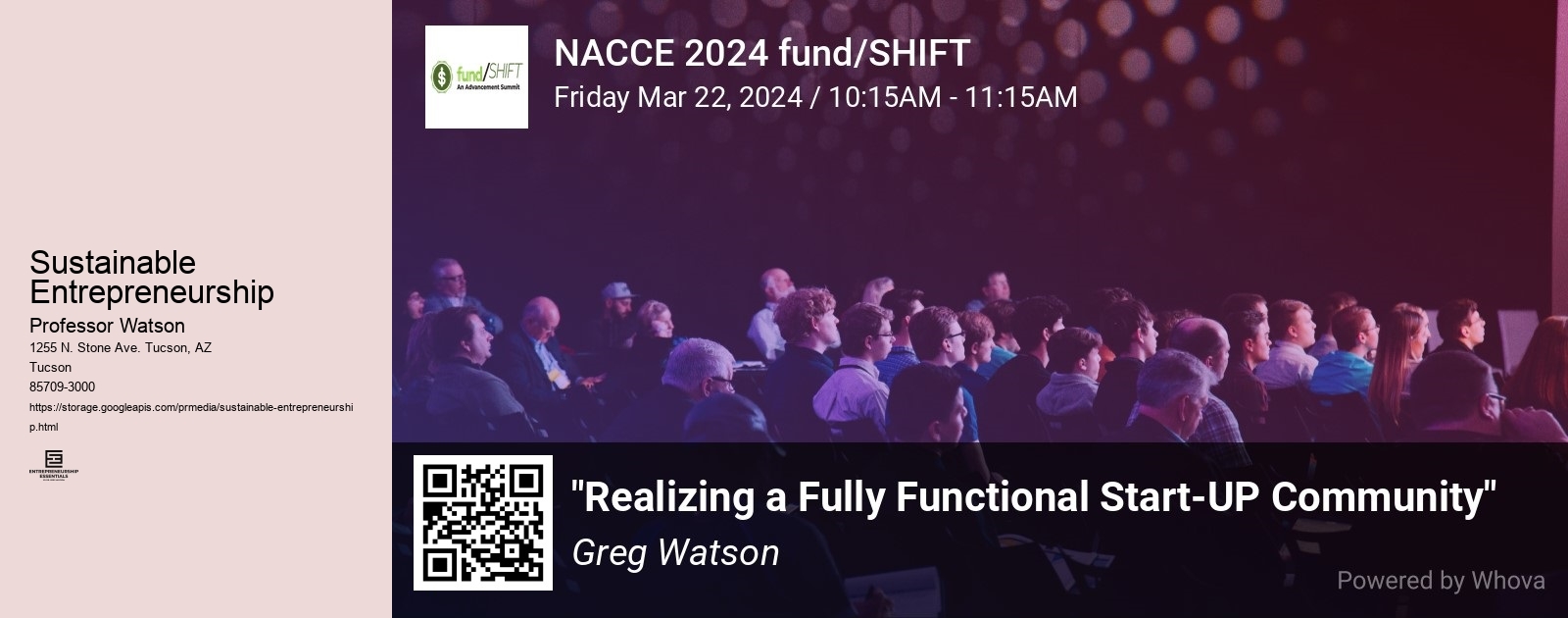 Sustainable Entrepreneurship